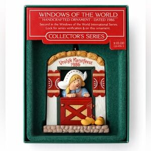 1986 Windows of the World Ornament- Holland